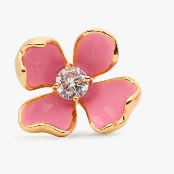 🔹️kate spade🔹️ Freshly Picked Flower Stud Earrings, Pink NWT ✨️🌸 - Picture 3 of 7